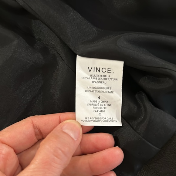 Vince Vegan Leather jacket - Picture 8 of 9